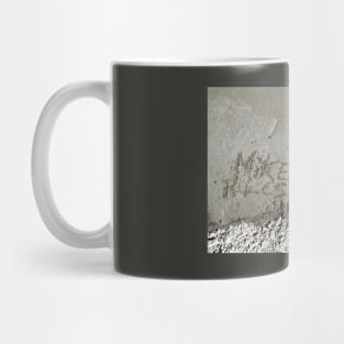 Mike Rules - name in concrete Mug